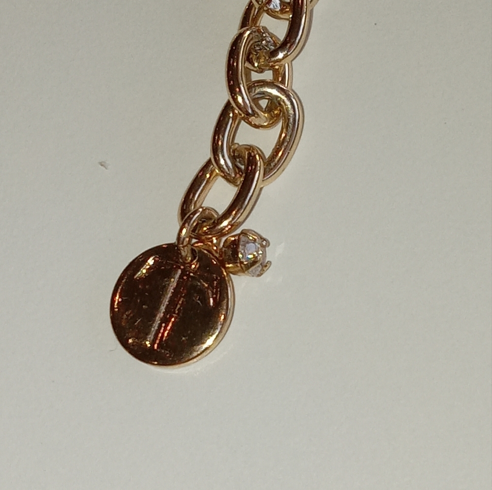 Talbots Gold Toned Multi-Color Statement Necklace - image 3